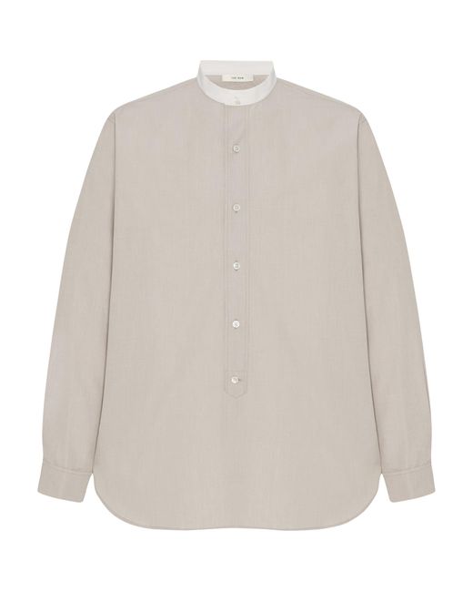 The Row White Melchior Cotton Shirt for men