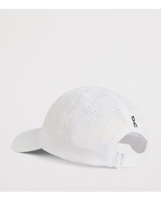 On Shoes White Court Baseball Cap
