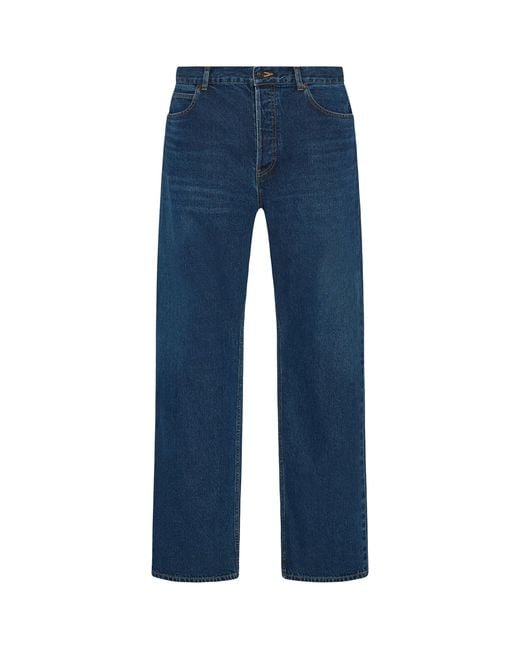 The Row Blue Siouxie Straight Jeans for men