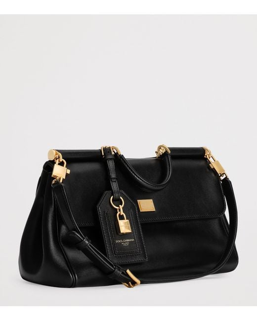 Dolce & Gabbana Black Leather My Sicily Bag