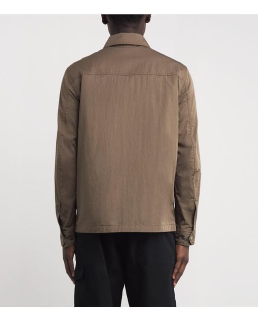 Belstaff Brown Water-Repellent Drome Overshirt for men