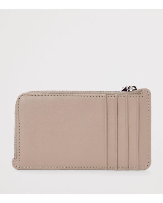 Loewe Brown Leather Knot Card Holder