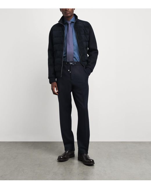 Eton of Sweden Blue Cotton Filo Di Scozia Contemporary Fit Shirt for men