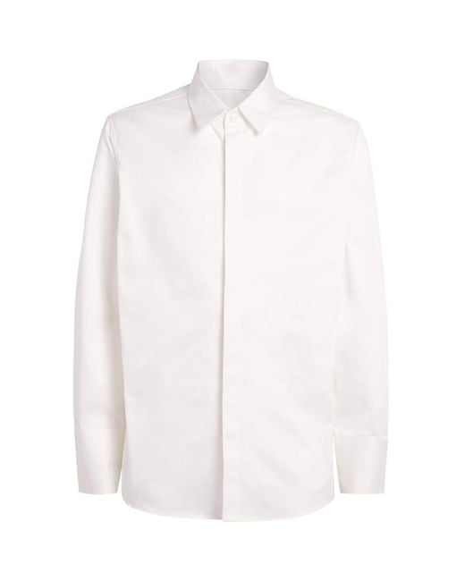 424 White Cotton Logo Shirt for men