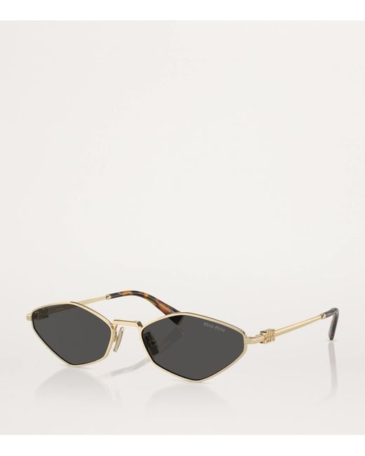 Miu Miu Metallic Mu 56Zs Gld Shn Gry