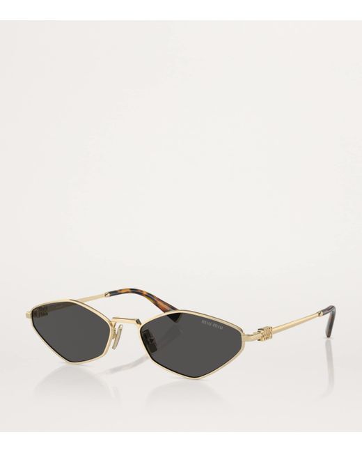 Miu Miu Metallic Mu 56Zs Gld Shn Gry