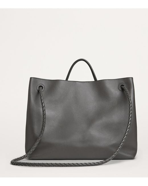 Bottega Veneta Black Large Andiamo Shoulder Bag