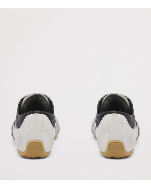 McQueen White Suede Boxe Sneakers for men