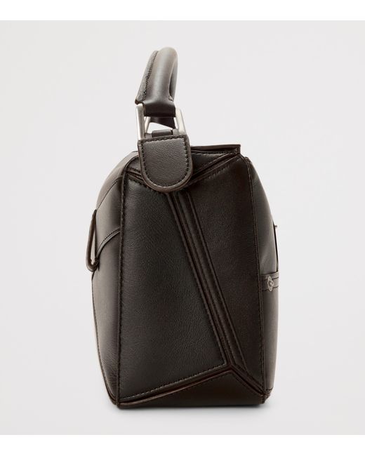 Loewe Black Small Calfskin Puzzle Panta Top-Handle Bag