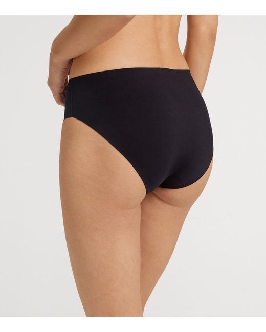 Hanro Black Invisible Touch Midi Briefs