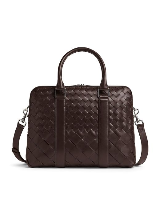 Bottega Veneta Brown Leather Briefcase for men