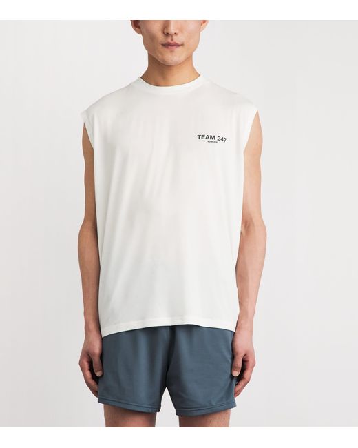 REPRESENT 247 White Team 247 Tank Top for men