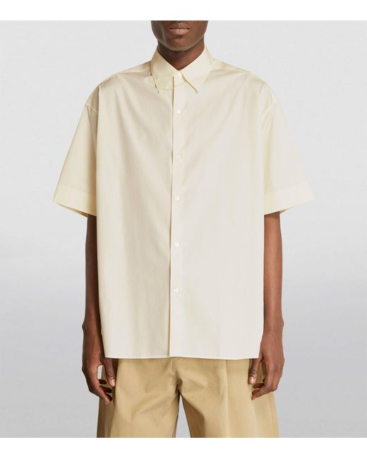 Studio Nicholson White Cotton Short-sleeve Shirt for men