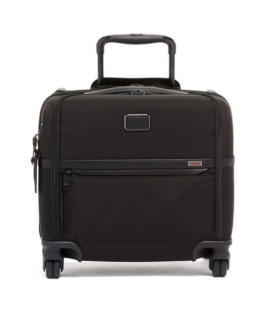 Tumi Synthetic Alpha Compact 4wheeled Briefcase in Black for Men Lyst UK