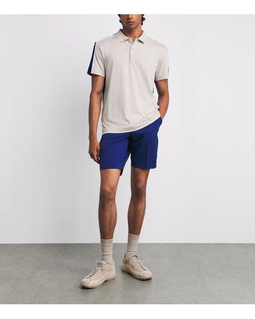 J.Lindeberg White Technical Viggo Polo Shirt for men
