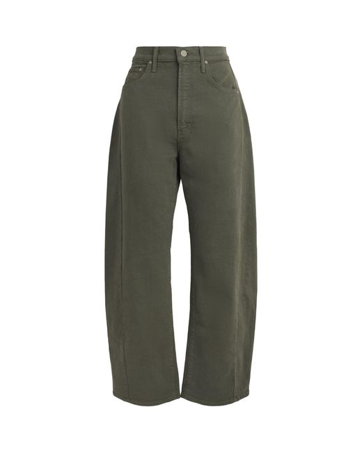 Mother Green The Half-Pipe Wide-Leg Jeans