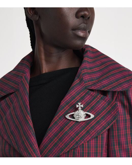 Vivienne Westwood Natural Bas Relief Orb Brooch