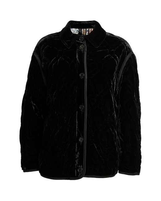 Sandro Black Reversible Puffer Jacket