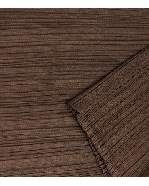 Pleats Please Issey Miyake Brown New Colorful Basics Tank Top