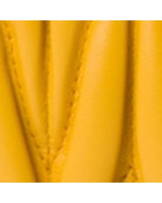 Miu Miu Yellow Leather Arcadie Matelassé Bag