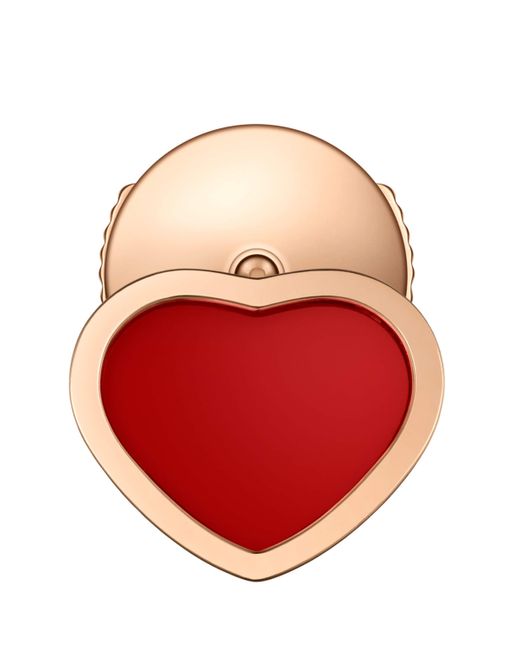 Chopard Red And Carnelian My Happy Hearts Single Earring