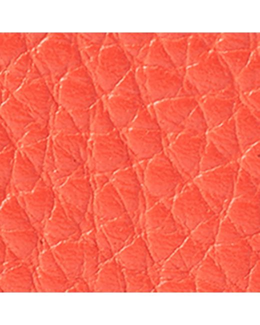Aspinal Red Leather Slim Card Holder