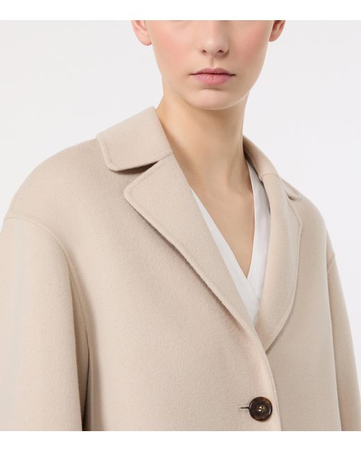 Max Mara Natural Virgin Wool Short Jacket