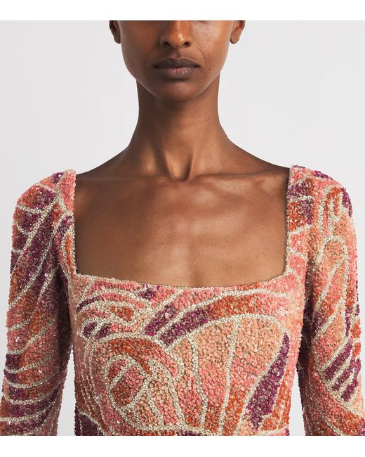 Clio Peppiatt Pink Maré Mini Dress
