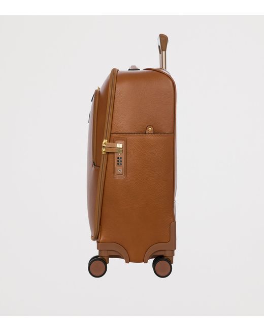 Bric's Brown Leather Life Pelle Suitcase