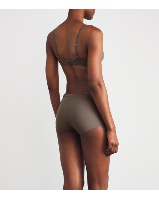 Skims Gray Fits Everybody Crossover Bralette