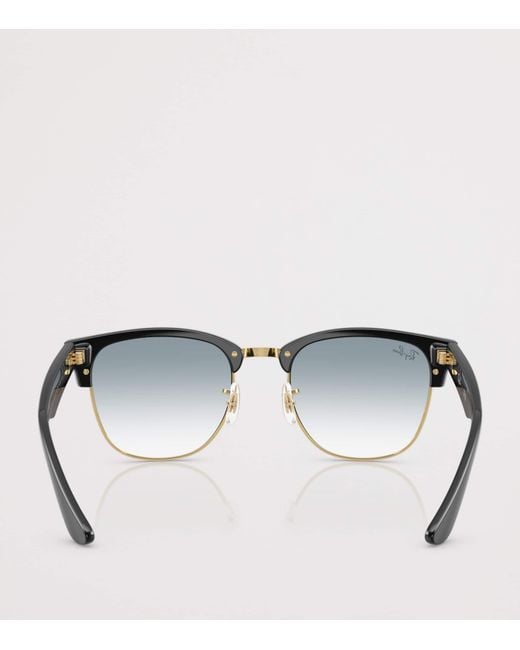 Ray-Ban Black Clubmaster Reverse Square Sunglasses