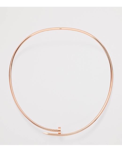Cartier Natural Small And Diamond Juste Un Clou Torque Necklace
