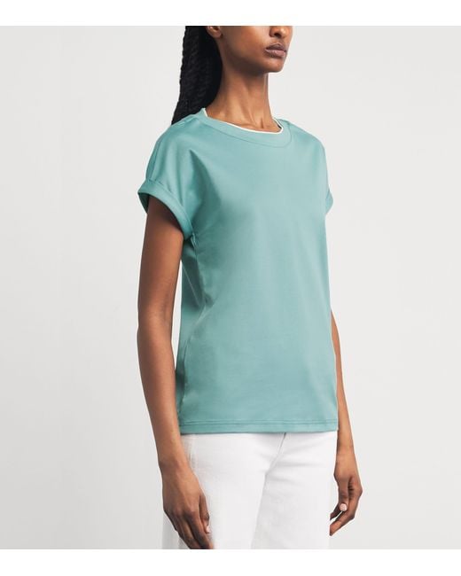 Eleventy Blue Cotton T-Shirt