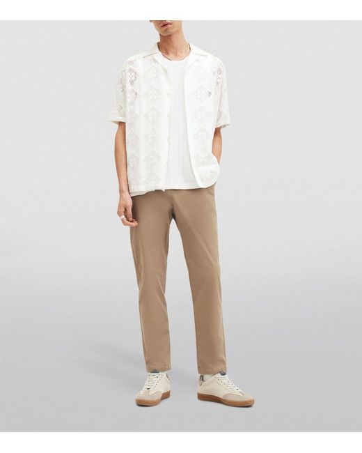 AllSaints Natural Stretch-twill Walde Chinos for men