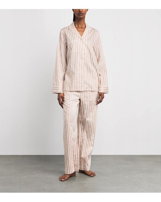 Derek Rose Multicolor Cotton Capri Pyjama Set