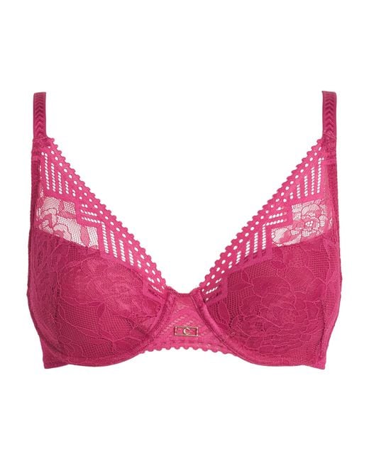 Chantelle Pink Lace Origins Full-Cup Bra
