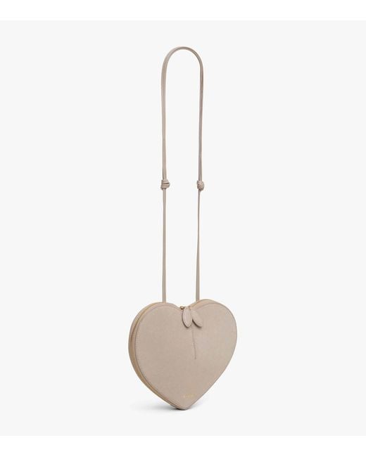 Alaïa White Leather Le Coeur Shoulder Bag