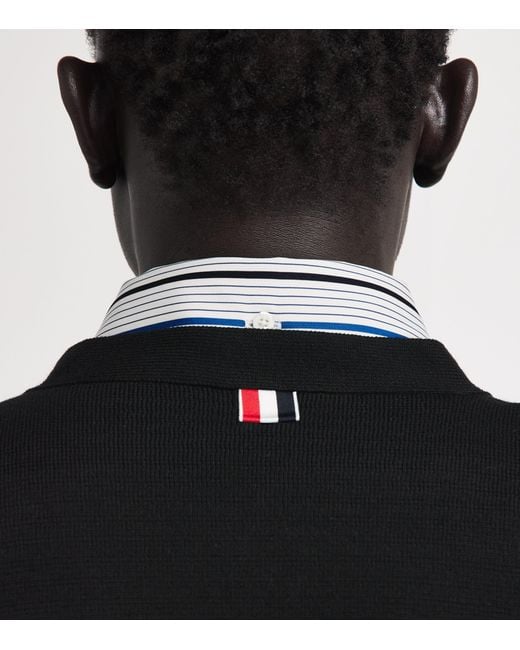 Thom Browne Blue Cotton Stripe Shirt for men