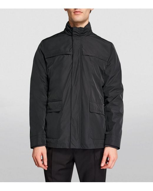 Pal Zileri Black Oyster Field Jacket for men