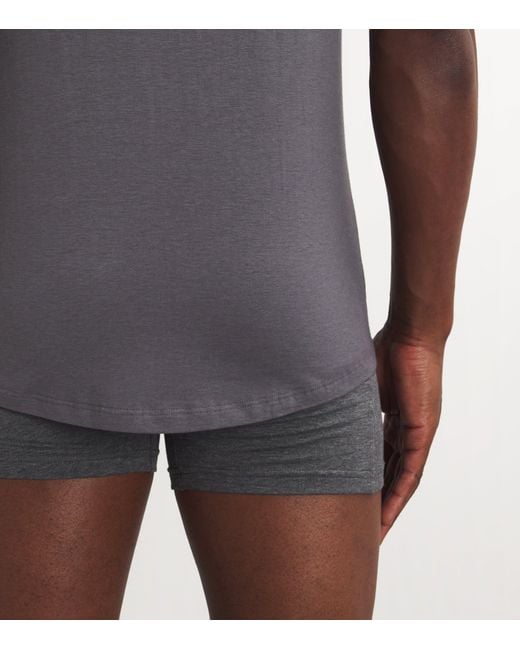 Falke Gray Cotton-Blend Daily Climate Control T-Shirt for men