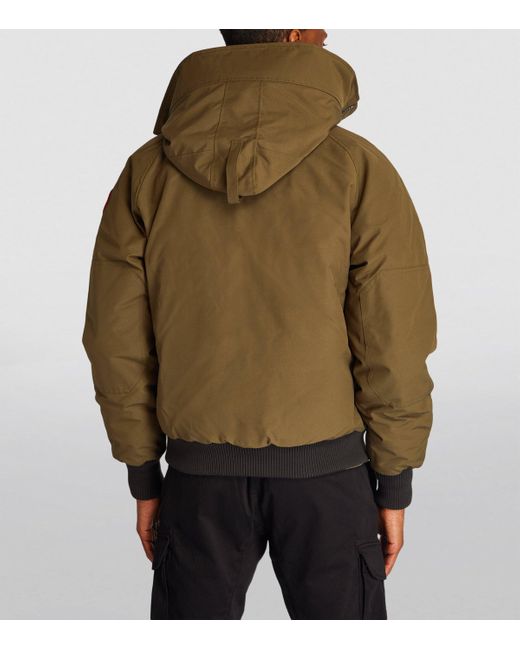Canada Goose Green Chilliwack Bomber Jacket for men