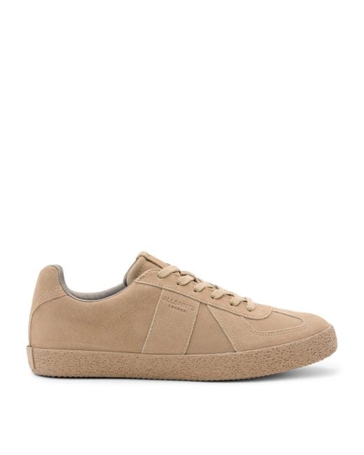 AllSaints Brown Suede Jaimee Sneakers