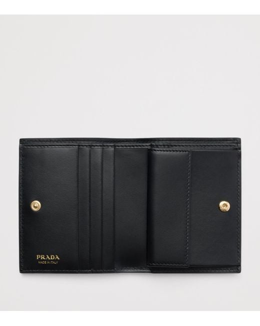 Prada Black Small Leather Wallet