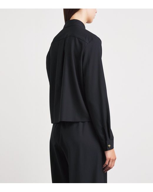 Fabiana Filippi Blue Merino-Blend Shirt