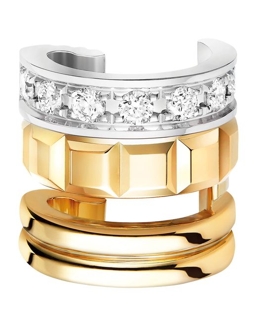 Boucheron Metallic And Diamond Quatre Radiant Earring