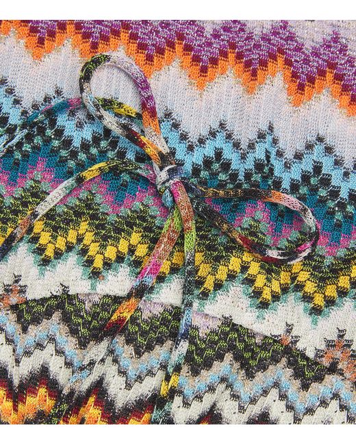 Missoni Red Zigzag Halter Top