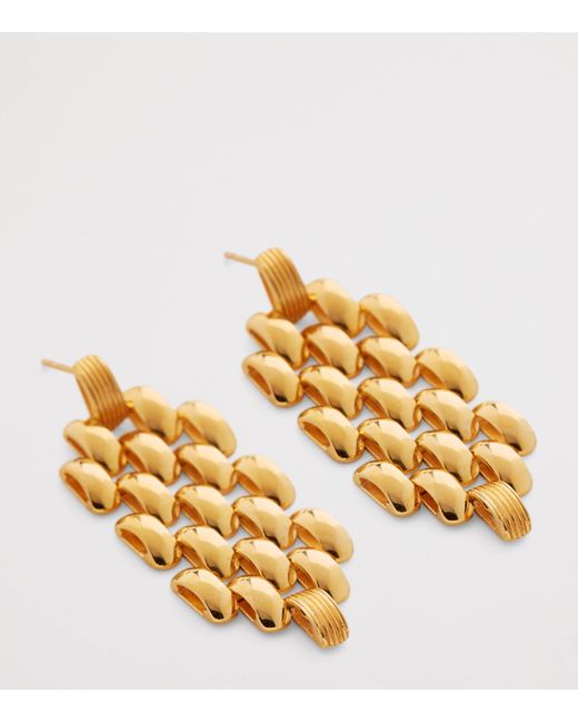 Monica Vinader Metallic Vermeil Heirloom Drop Earrings