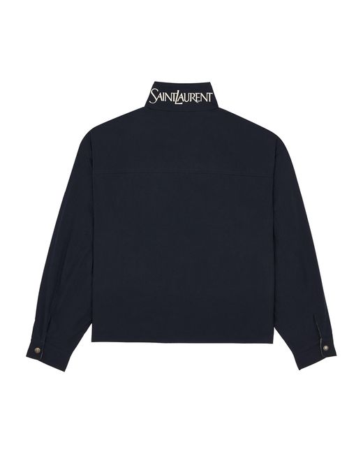 Saint Laurent Blue Cotton Reversible Jacket for men