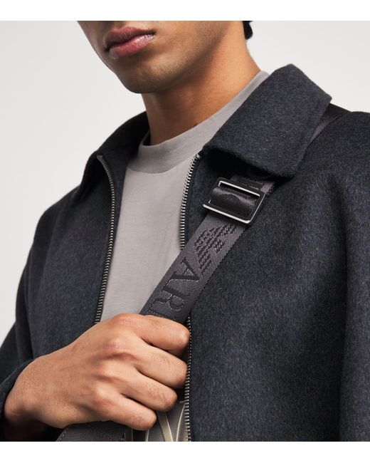 Emporio Armani Black Mini Camera Cross-Body Bag for men