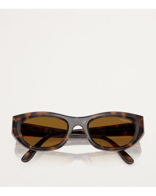 Vogue Brown Nylon Sunglasses